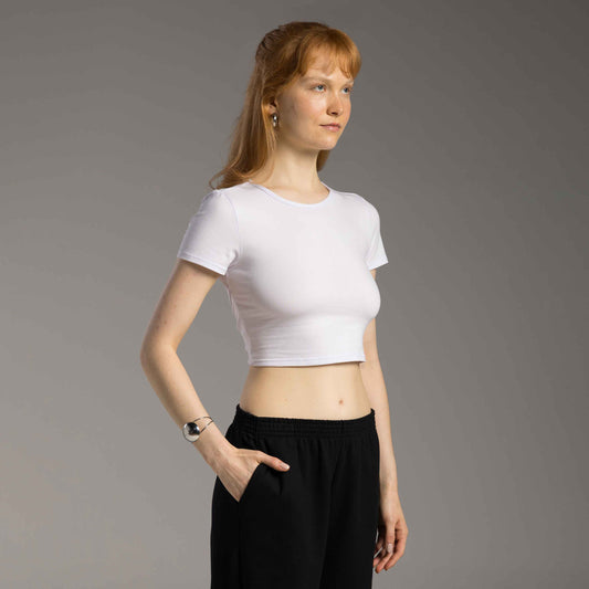 Blusa Tech Comfort Anti Odor Torção Costas Feminina - Branco