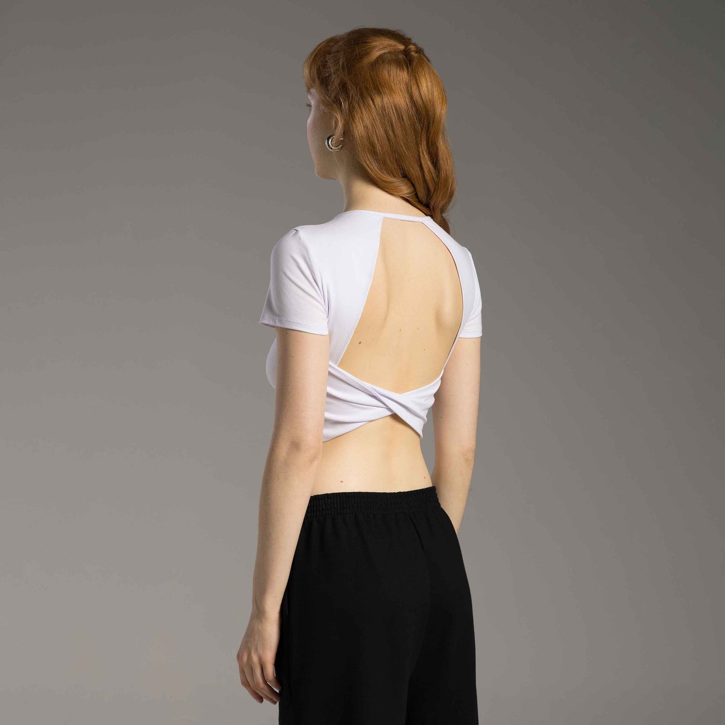 Blusa Tech Comfort Anti Odor Torção Costas Feminina - Branco