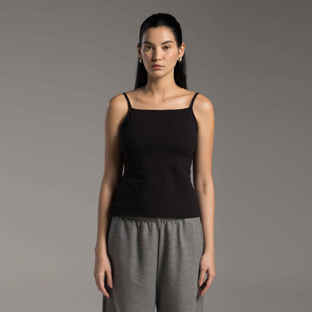 Regata Tech Comfort Anti Odor Decote Reto Feminina - Preto