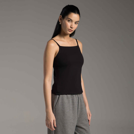 Regata Tech Comfort Anti Odor Decote Reto Feminina - Preto