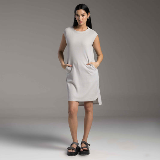 Vestido Tech Waffle Anti Odor - Cinza  Granizo
