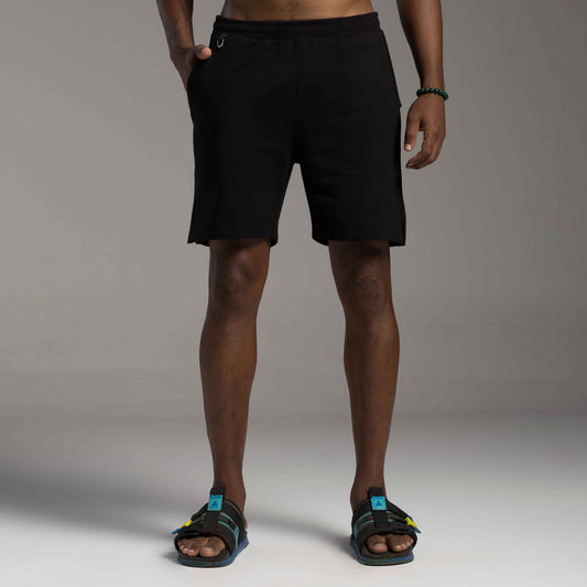 Bermuda Tech Impermeável Detalhe Masculina - Preto