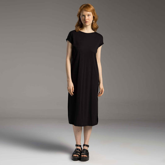 Vestido Midi Tech Air - Preto