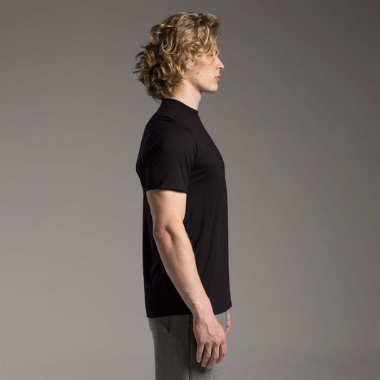 Tech T-Shirt Air Slim Recortes Masculina - Preto