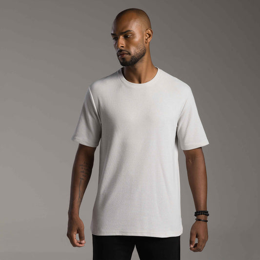Tech T-Shirt Waffle Anti Odor Masculina - Cinza  Granizo
