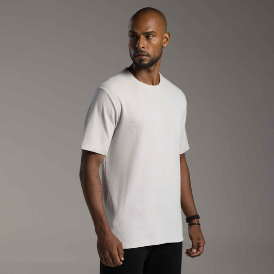 Tech T-Shirt Waffle Anti Odor Masculina - Cinza  Granizo