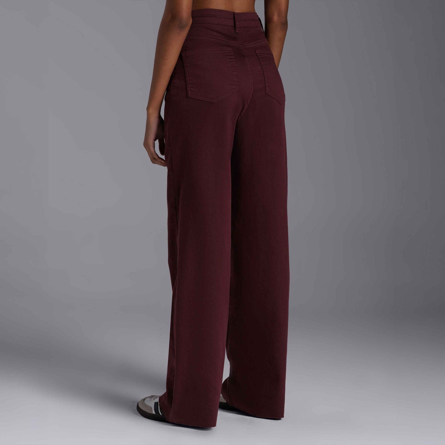Calça Wide Tech Flex Feminina - Roxo Amoreira