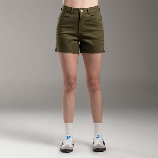 Shorts Tech Flex Feminino - Verde Carvalho
