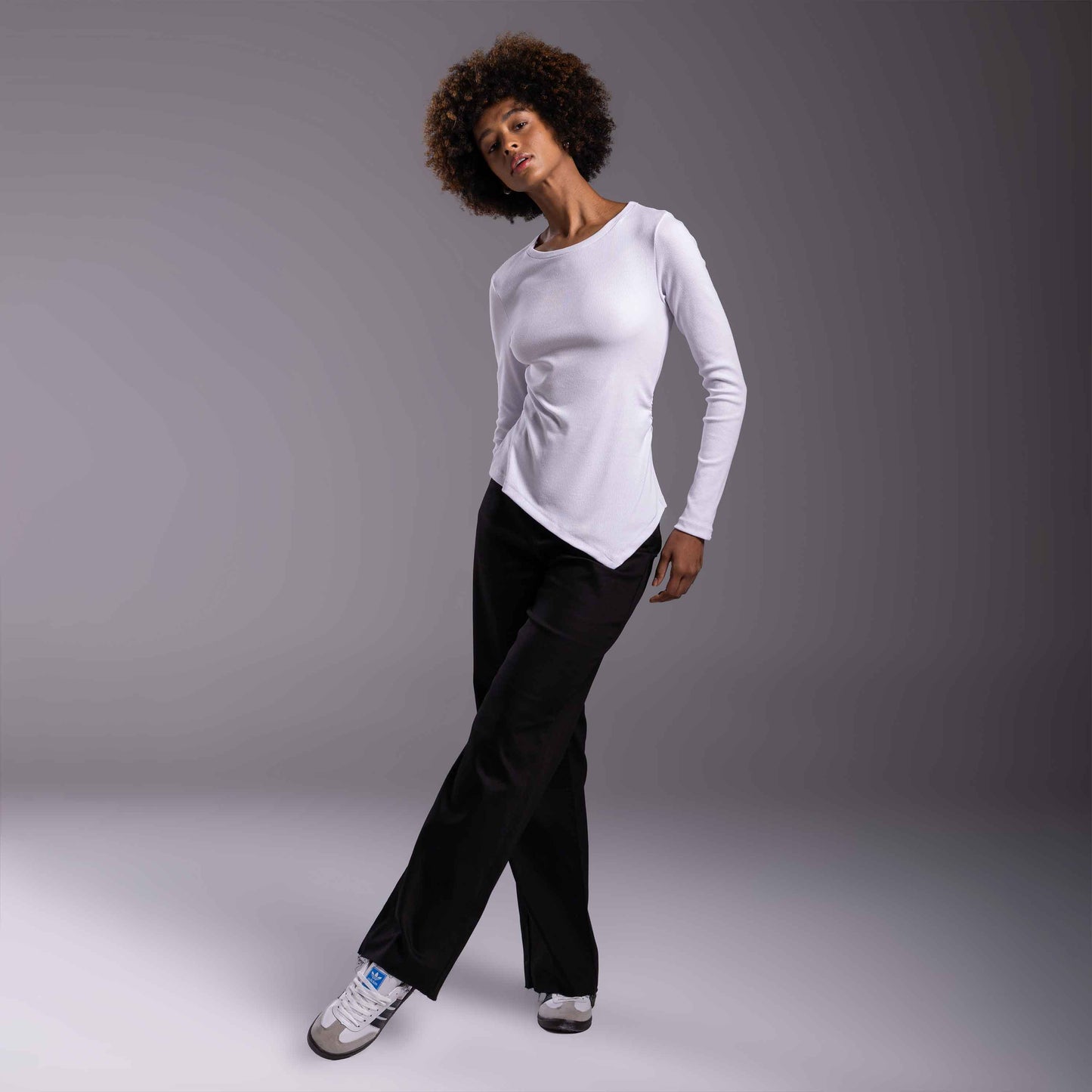 Blusa Ribana Tech Anti Odor Assimétrica Feminina - Branco