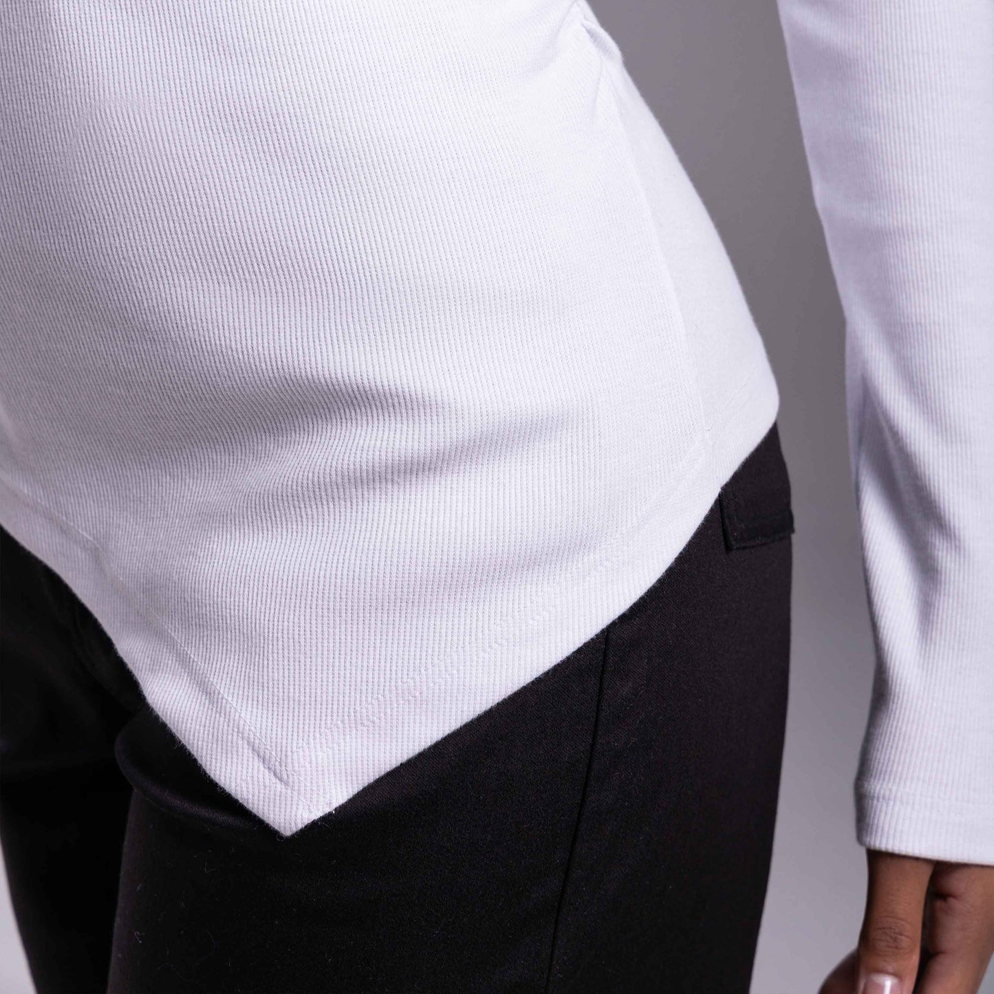 Blusa Ribana Tech Anti Odor Assimétrica Feminina - Branco