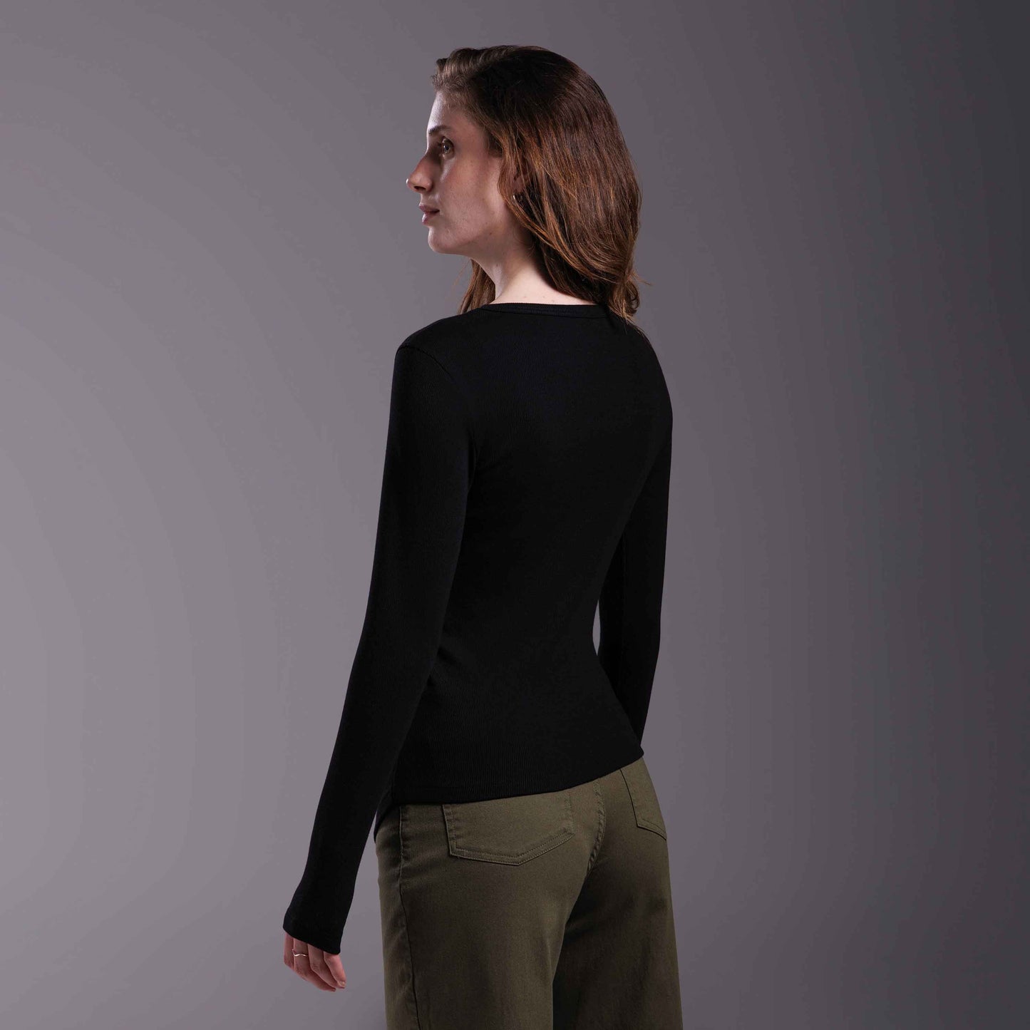 Blusa Ribana Tech Anti Odor Assimétrica Feminina - Preto