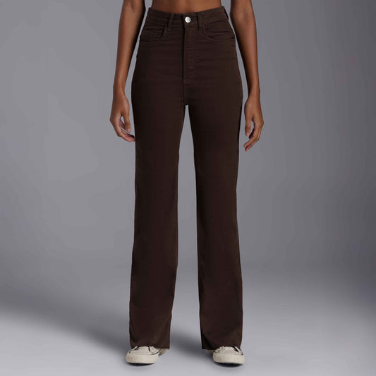 Calça Mini Boot Tech Flex Feminina - Marrom