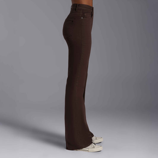 Calça Mini Boot Tech Flex Feminina - Marrom