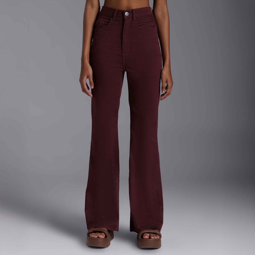 Calça Mini Boot Tech Flex Feminina - Roxo Amoreira