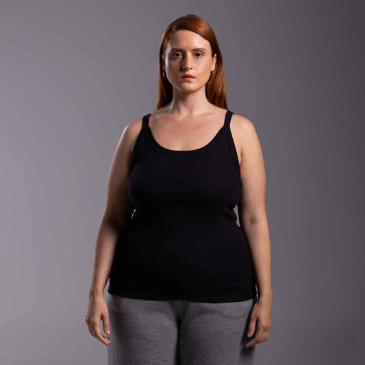 Regata Ribana Tech Anti Odor Plus Feminina - Preto