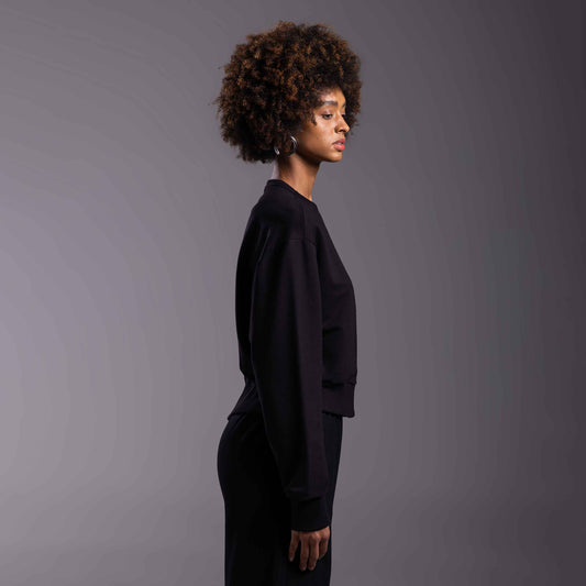 Blusão Moletom Tech NoLiquid Feminino - Preto