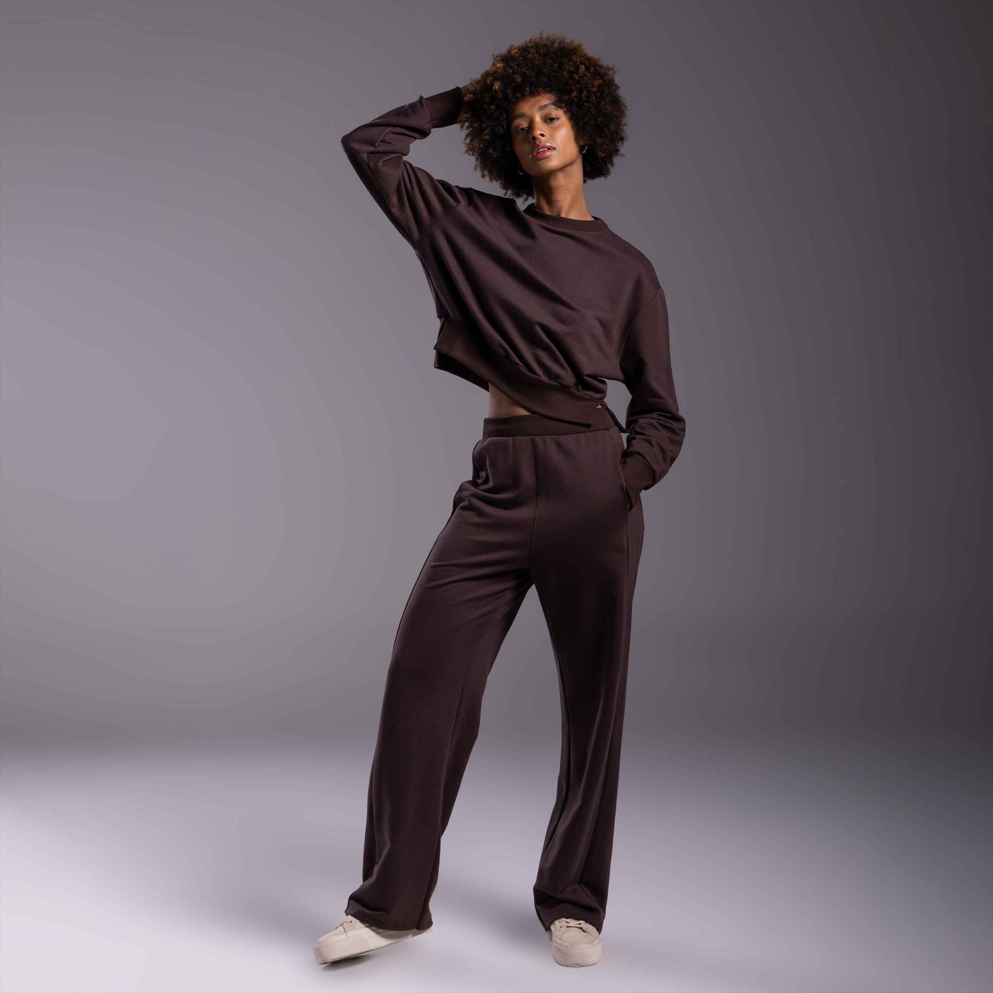 Blusão Moletom Tech NoLiquid Feminino - Marrom