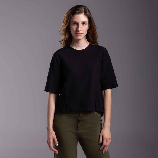 Tech T-Shirt Textura Anti Odor Feminina - Preto