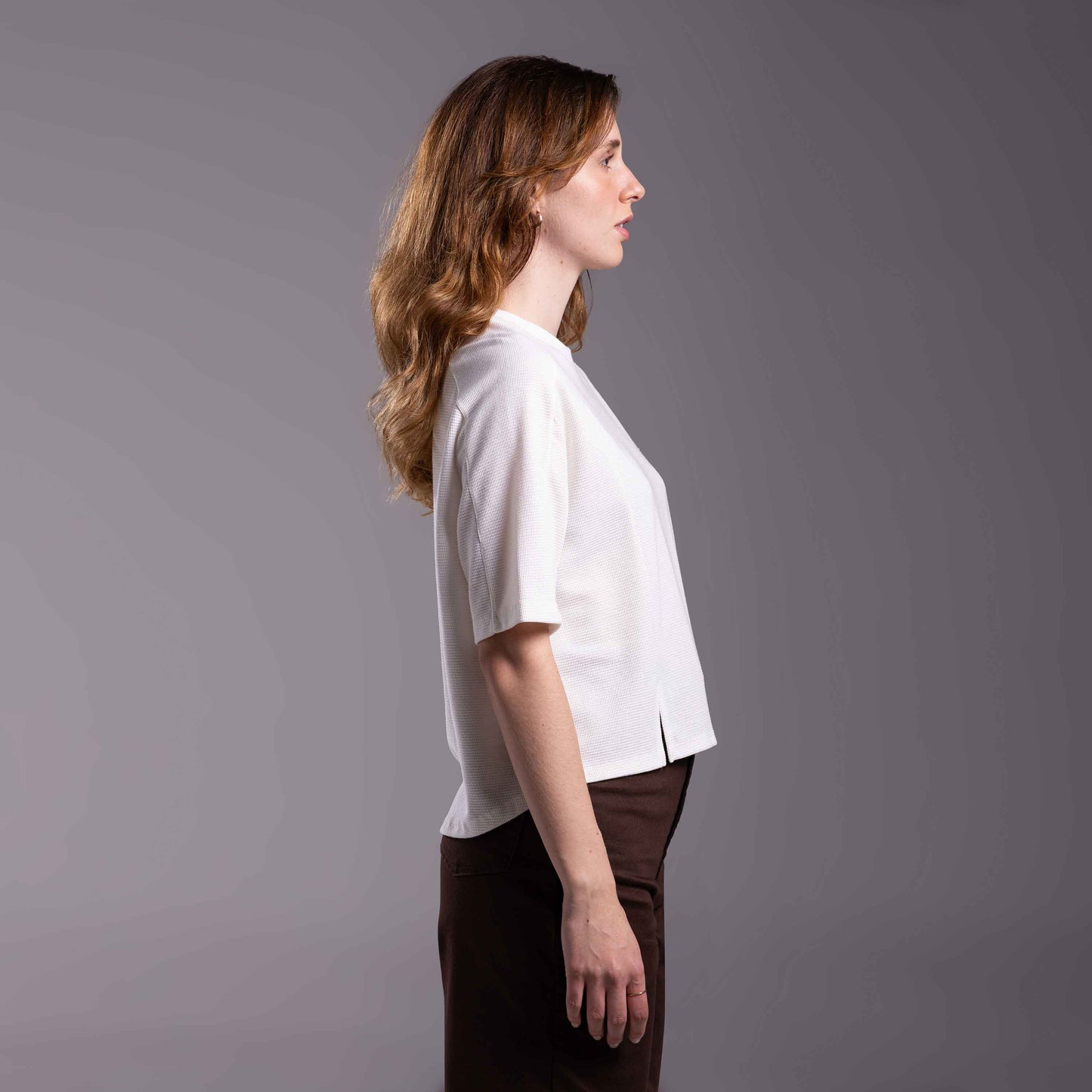 Tech T-Shirt Textura Anti Odor Feminina - Off White