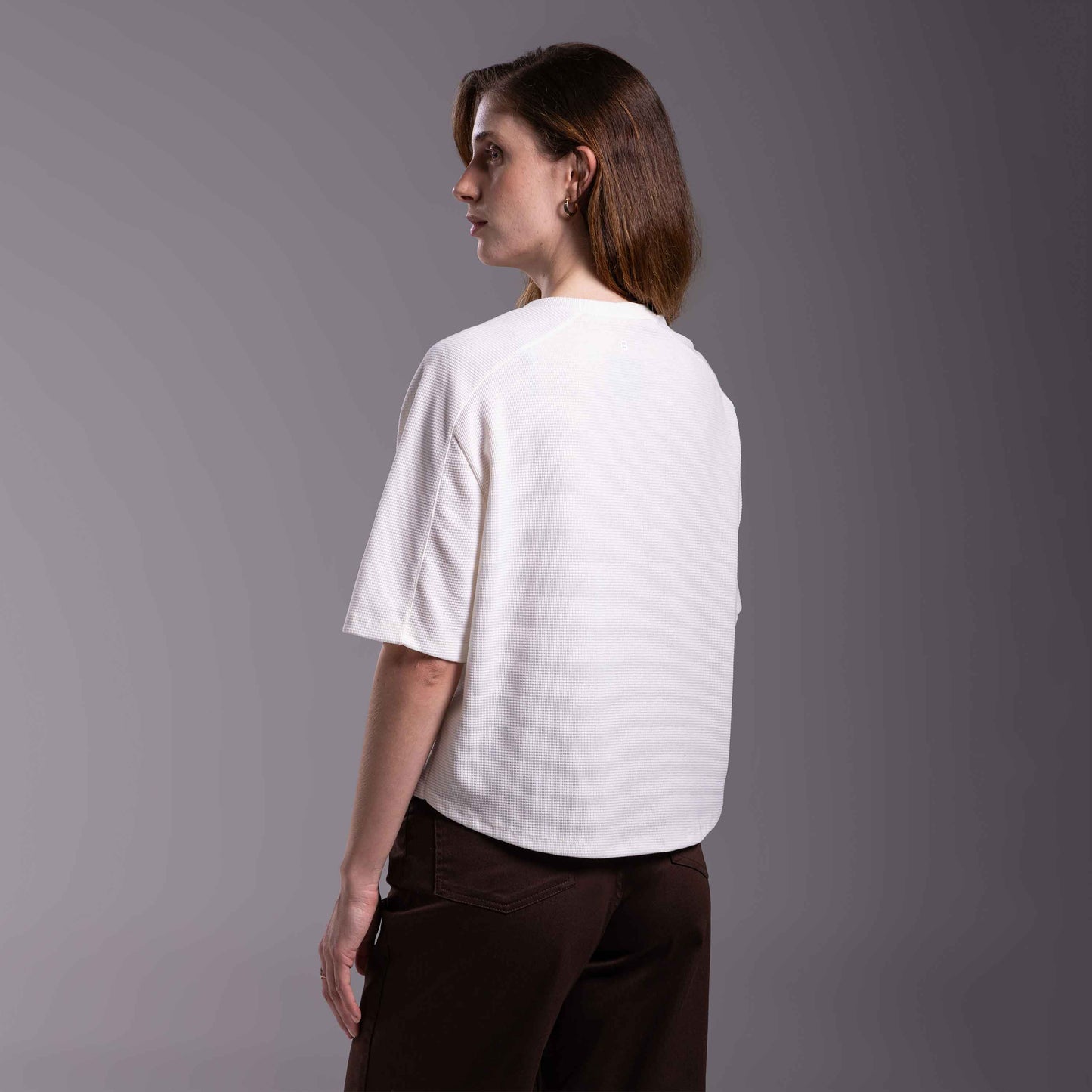 Tech T-Shirt Textura Anti Odor Feminina - Off White