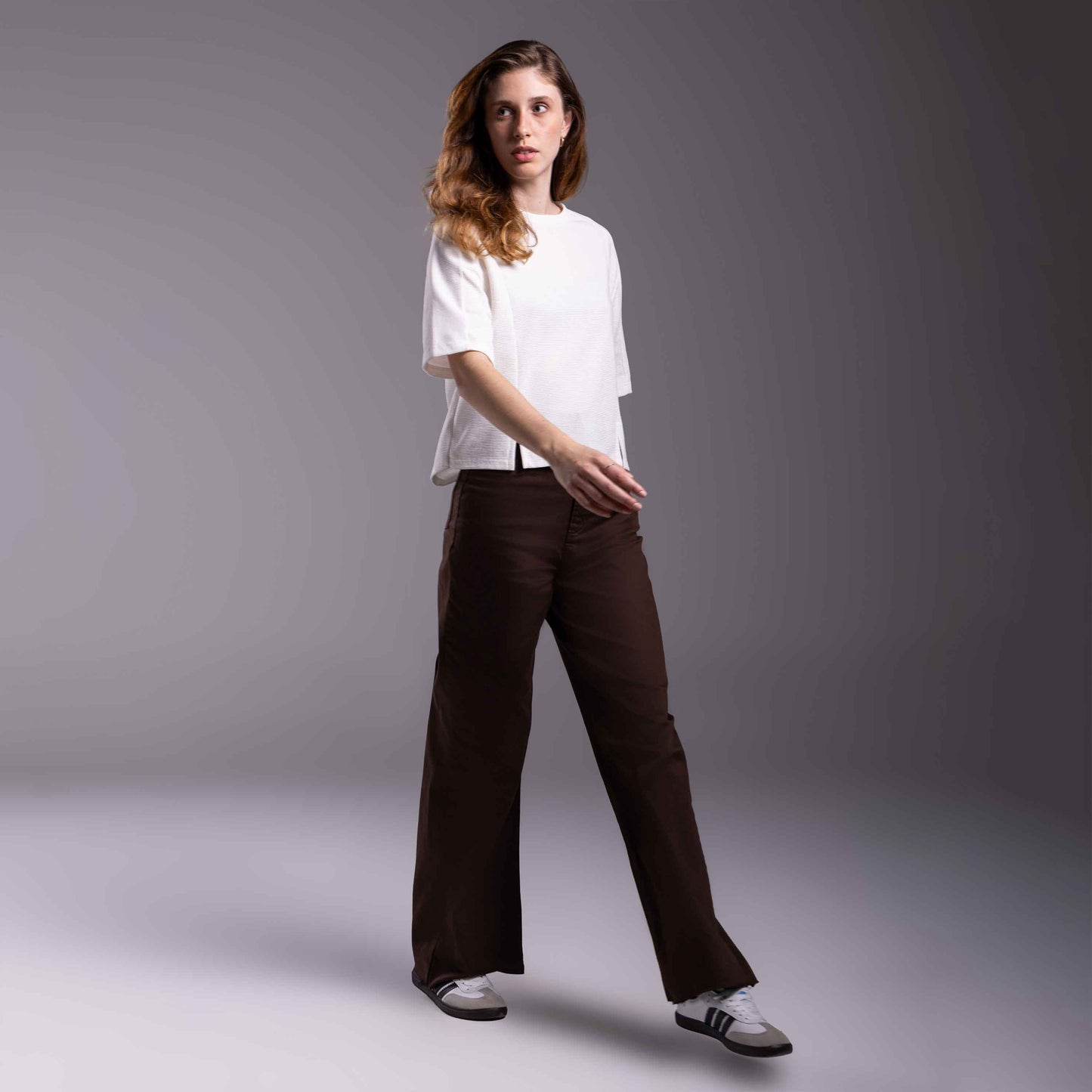 Tech T-Shirt Textura Anti Odor Feminina - Off White