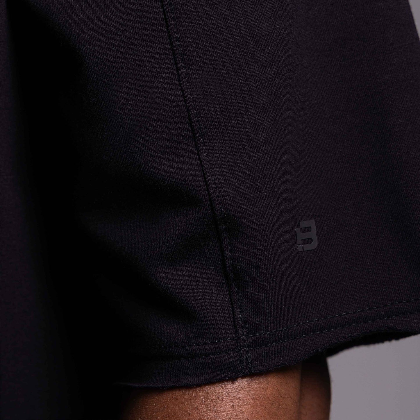 Tech T-Shirt Oversized Moletom Stretch NoLiquid Masculina - Preto