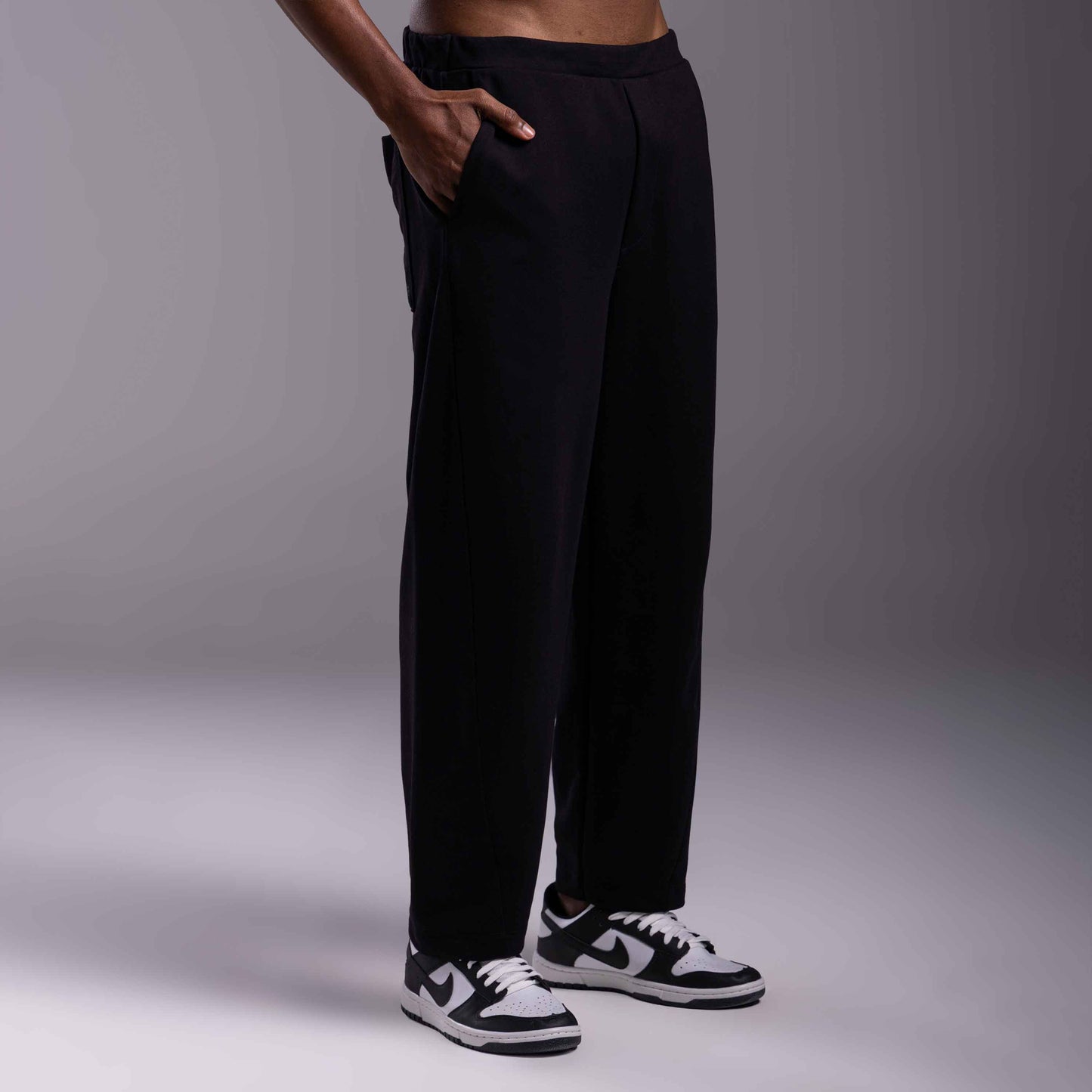 Calça Barrel Moletom Tech NoLiquid Masculina - Preto