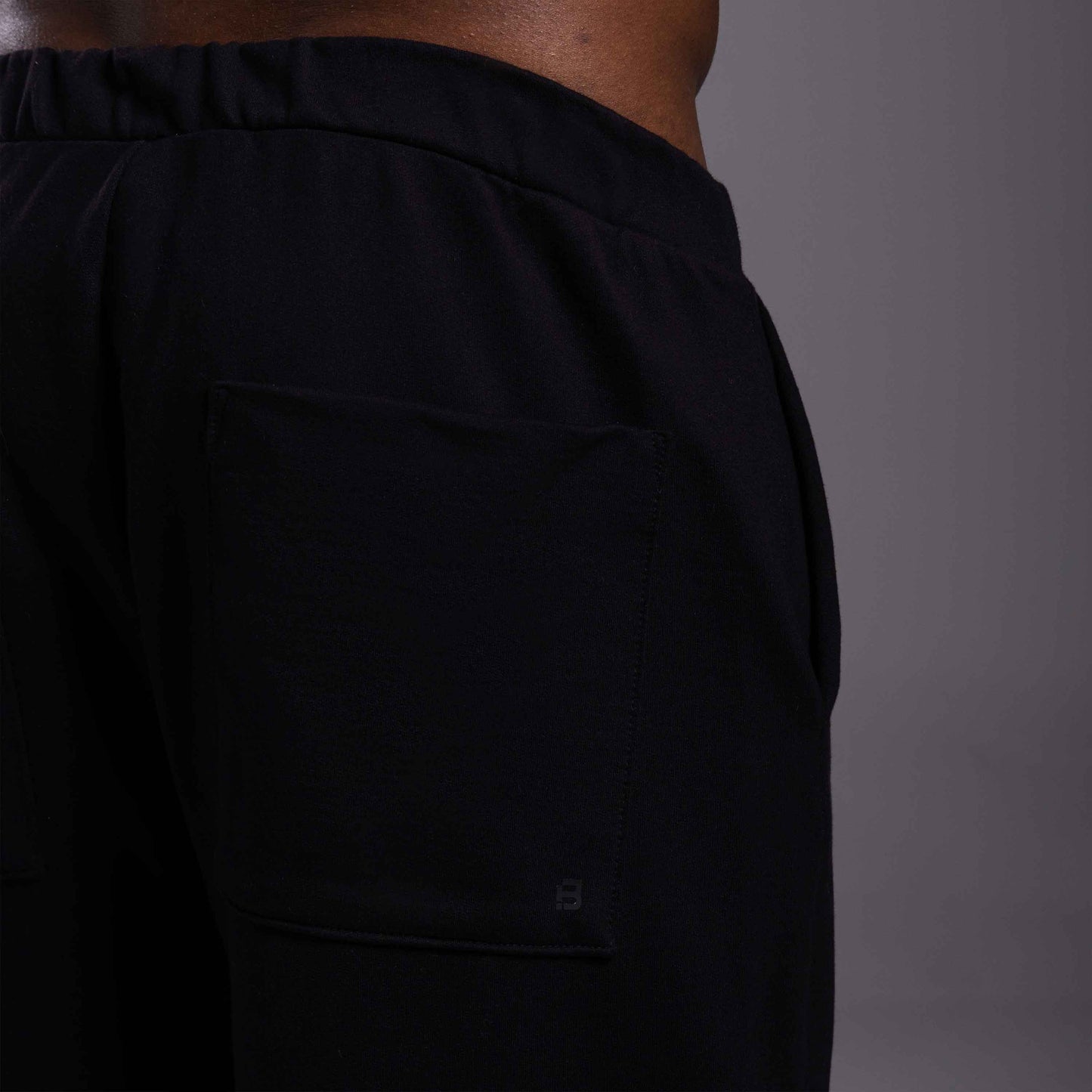 Calça Barrel Moletom Tech NoLiquid Masculina - Preto