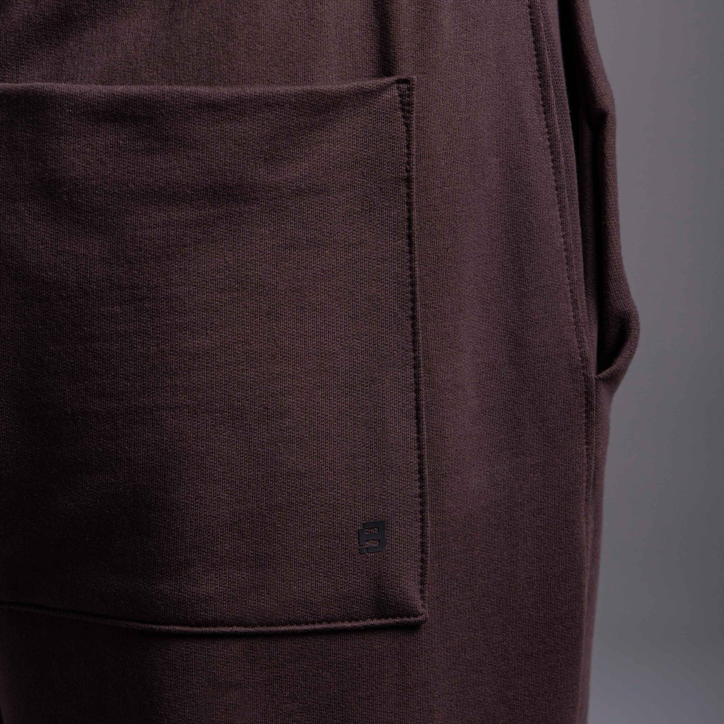 Calça Barrel Moletom Tech NoLiquid Masculina - Marrom