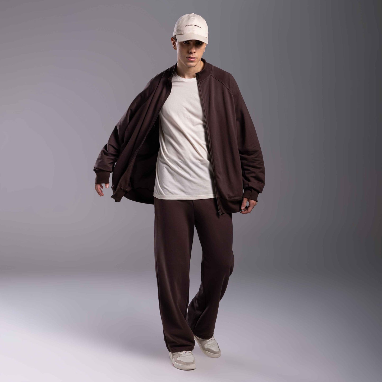 Jaqueta Moletom Tech NoLiquid Masculino - Marrom