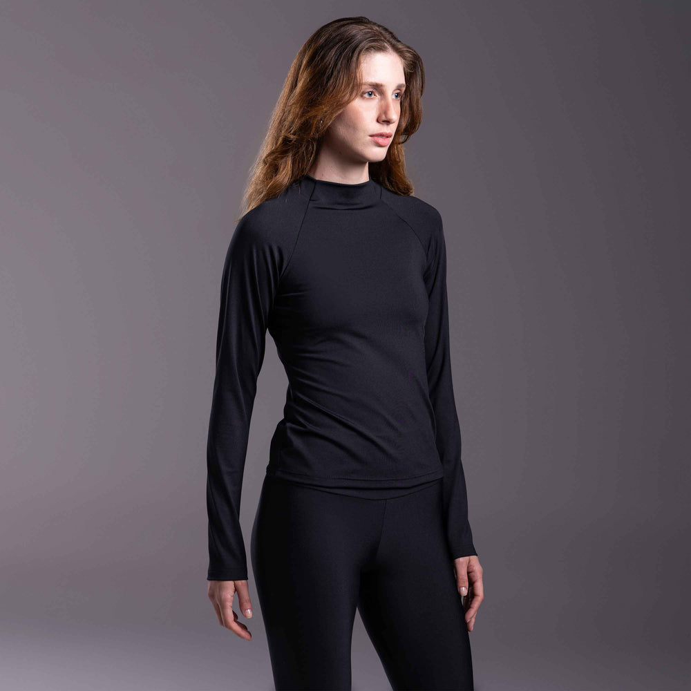 Blusa Thermic Manga Longa Feminina - Preto