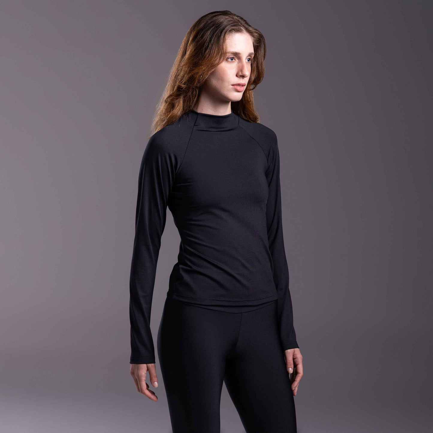 Blusa Thermic Manga Longa Feminina - Preto