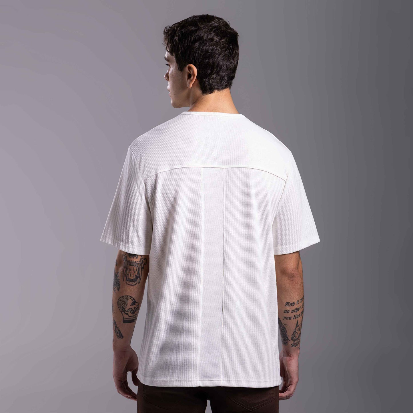 Tech T-Shirt Textura Anti Odor Masculina - Off White