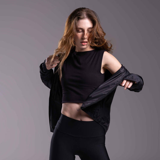 Jaqueta Corta Vento Feminina - Preto