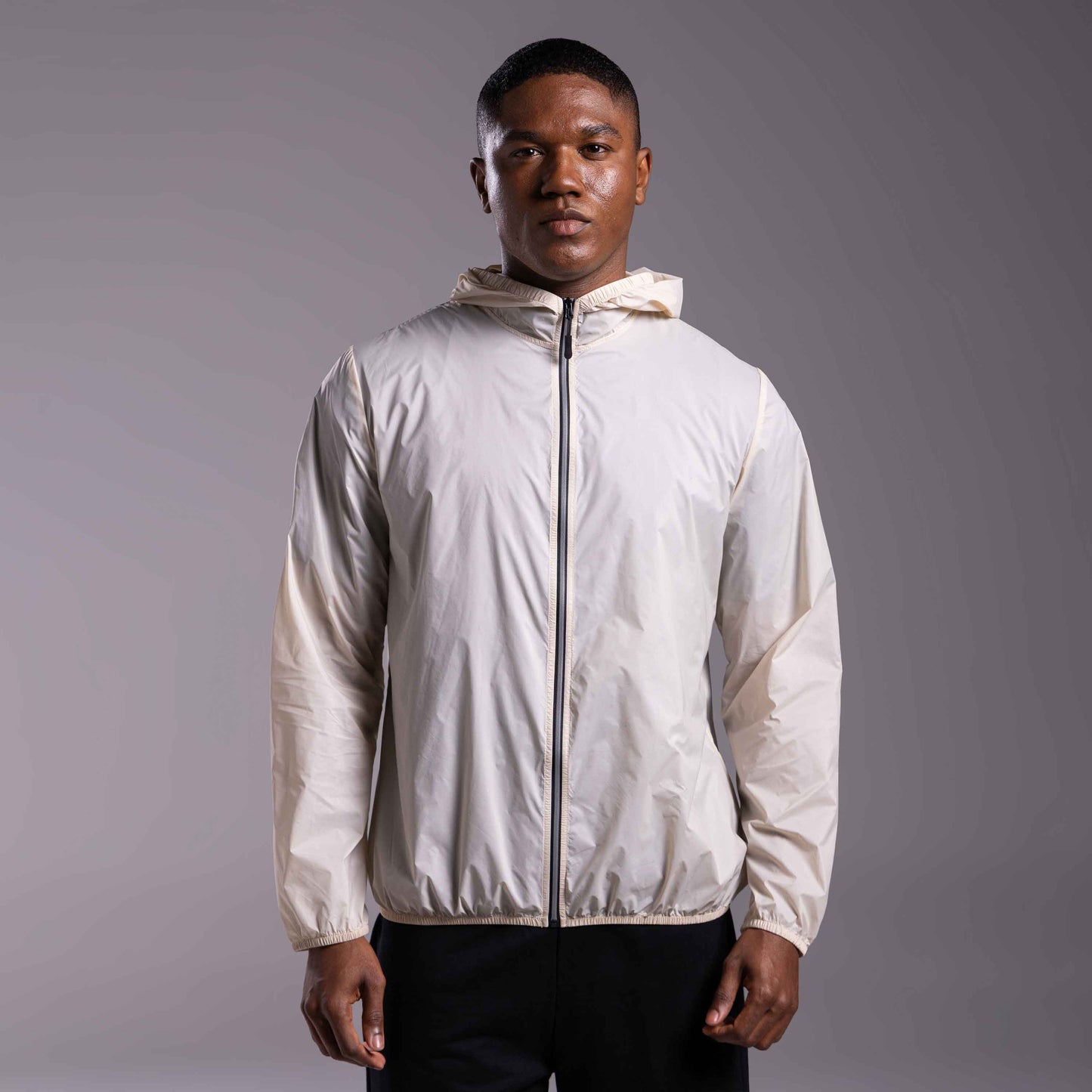 Jaqueta Corta Vento Masculina - Off Vanilla