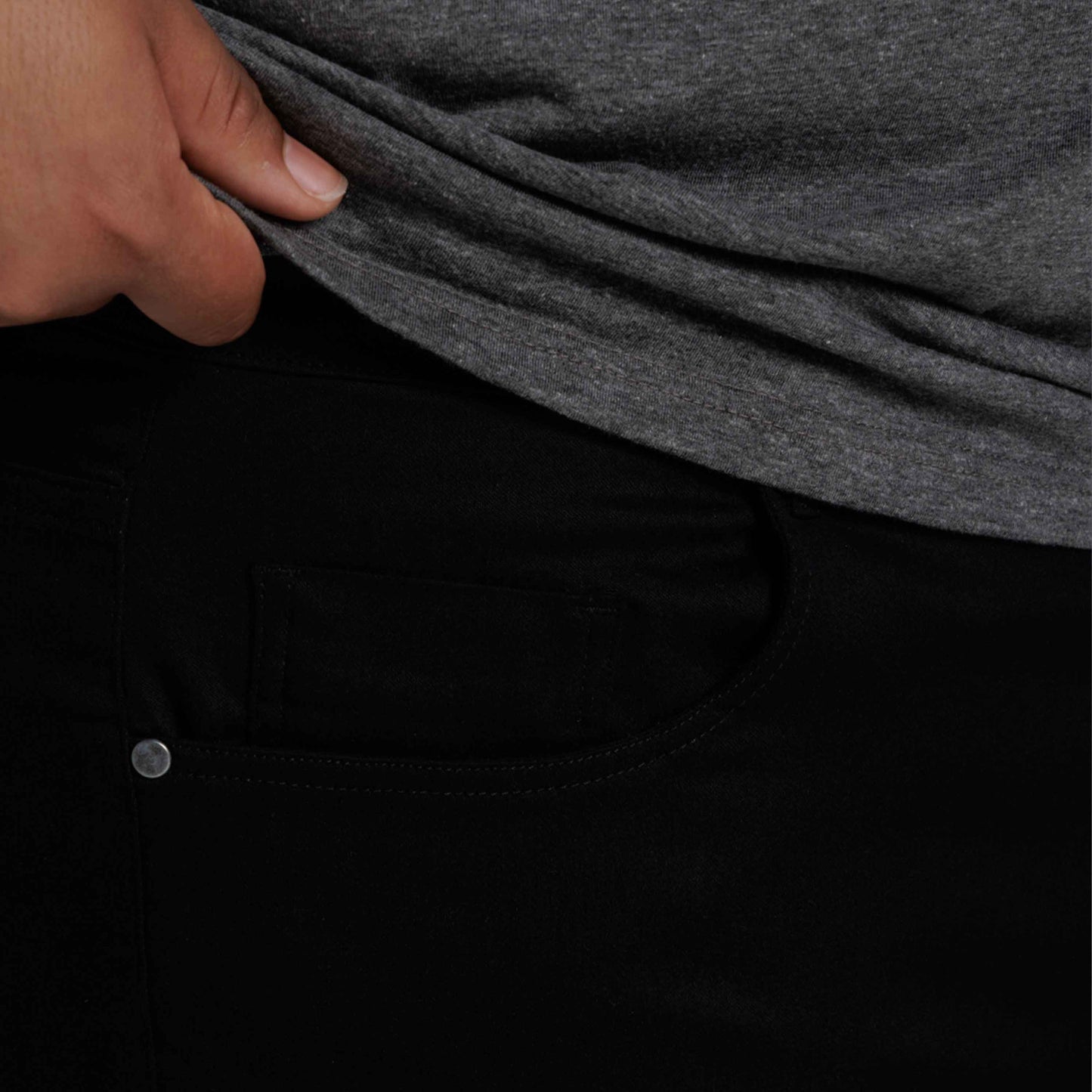 Calça Tech Flex Five Pockets Plus Masculina - Preto