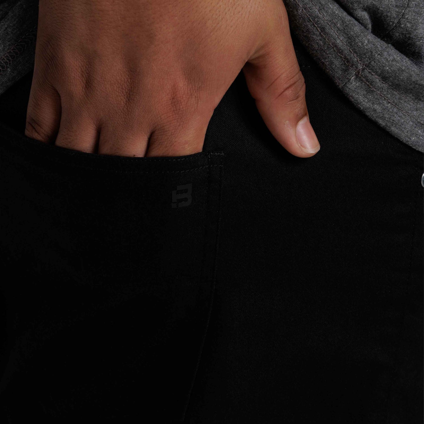 Calça Tech Flex Five Pockets Plus Masculina - Preto