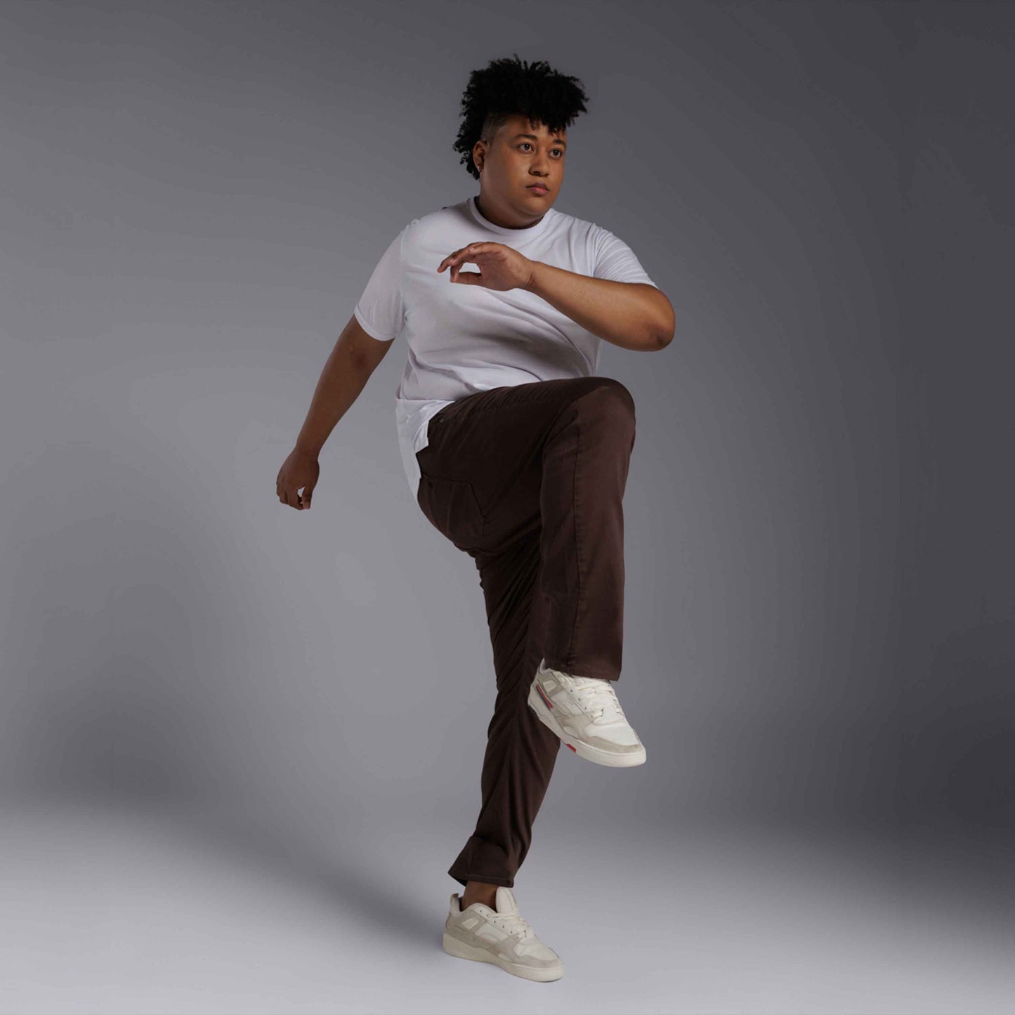 Calça Tech Flex Five Pockets Plus Masculina - Marrom