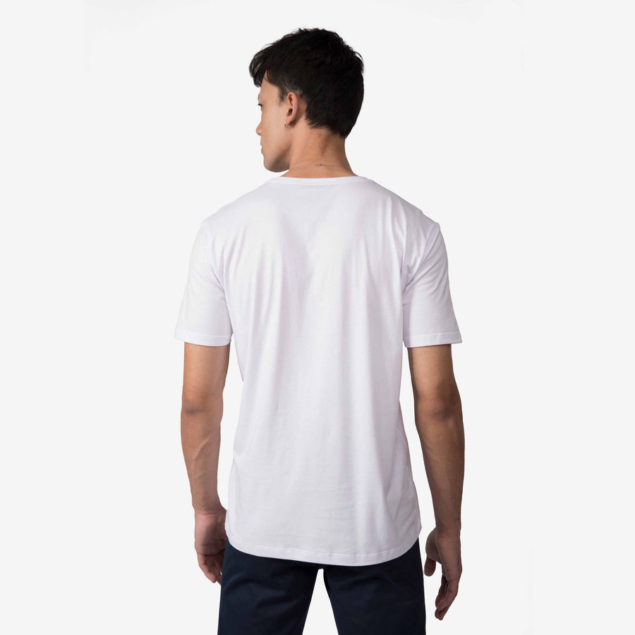 Tech T-Shirt Pima Masculina - Branco