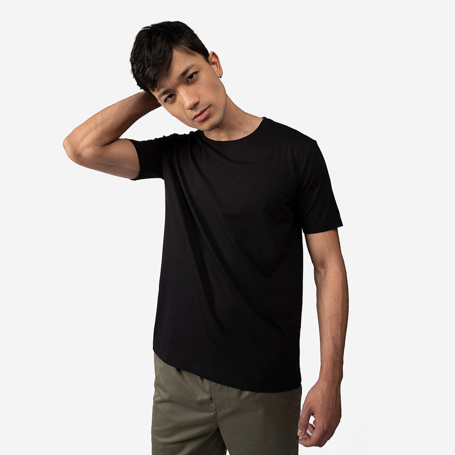 Tech T-Shirt Pima Masculina - Preto