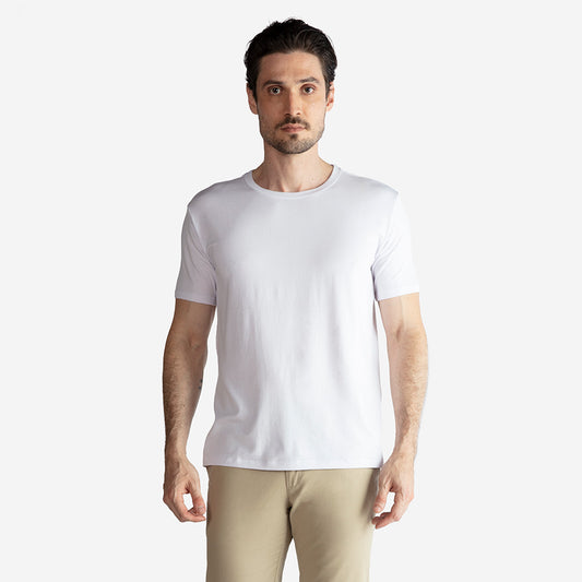 Tech T-Shirt Modal Premium Masculina | Basico.com - Branco