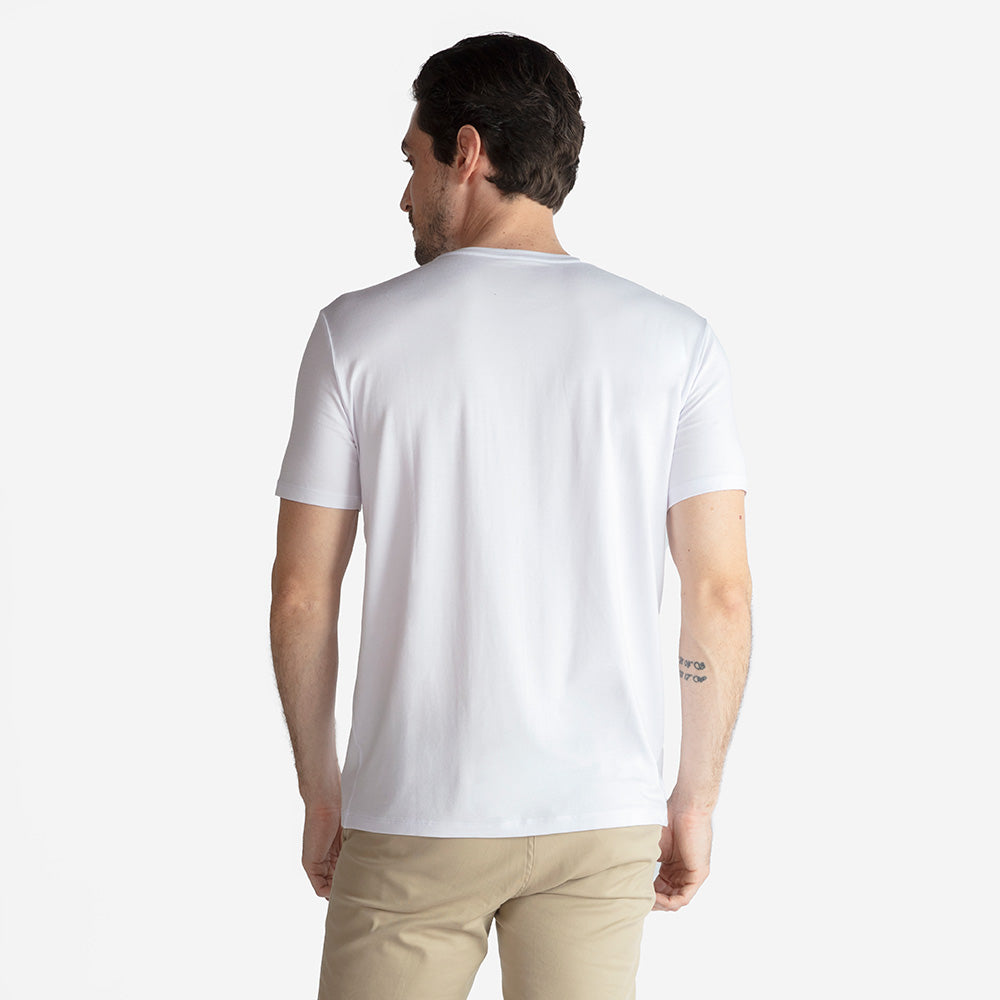 Tech T-Shirt Modal Premium Masculina | Basico.com - Branco