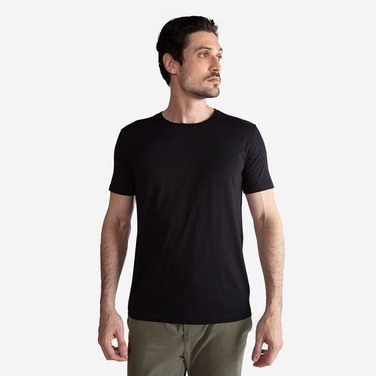 Tech T-Shirt Modal Premium Masculina | Basico.com - Preto