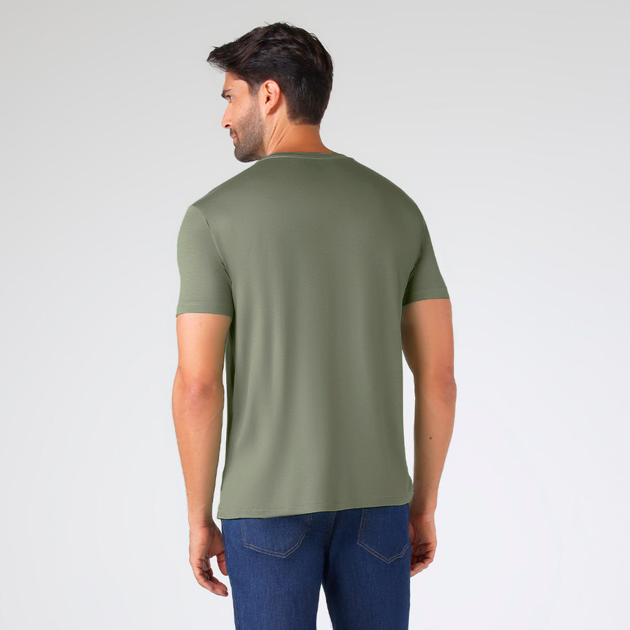 Tech T-Shirt Modal Masculina - Verde Militar