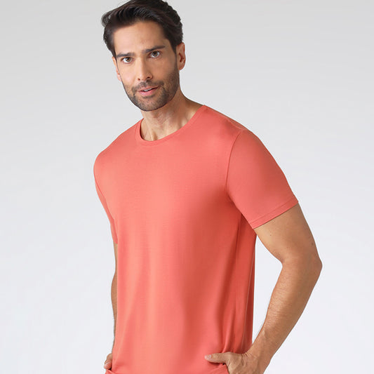 Tech T-Shirt Modal Premium Masculina | Basico.com - Marrom Telha