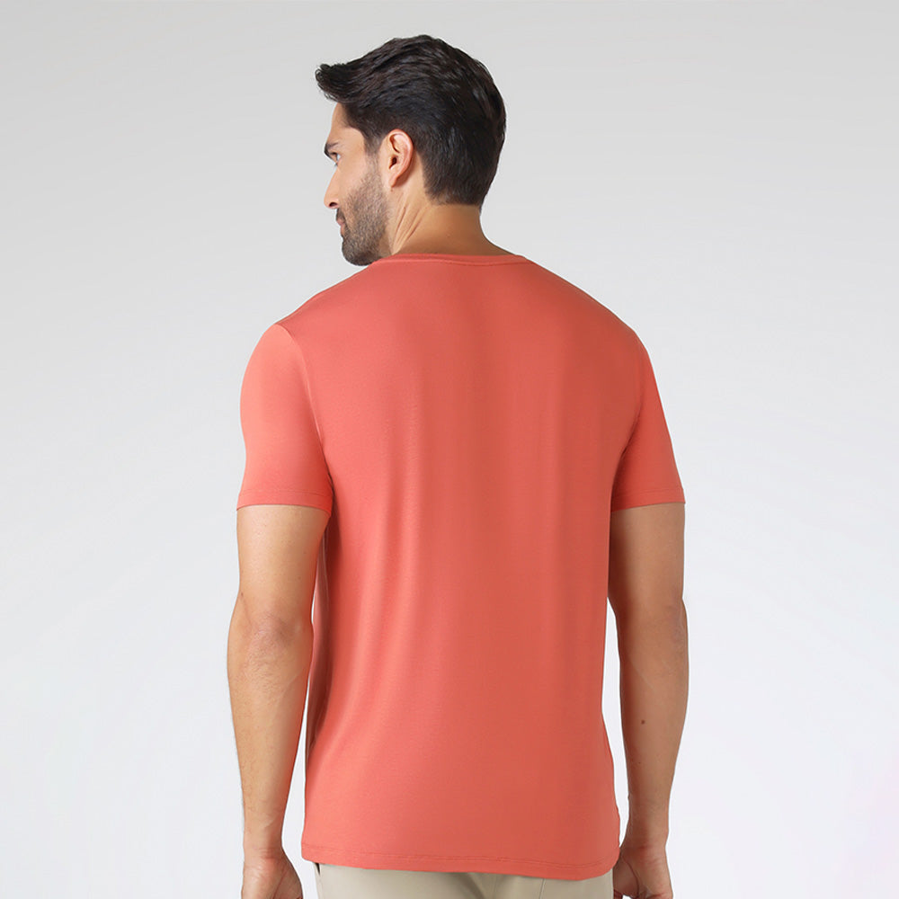 Tech T-Shirt Modal Premium Masculina | Basico.com - Marrom Telha