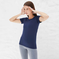 Tech T-Shirt Pima Feminina - Azul Marinho