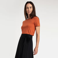 Camiseta Pima Feminina | Life Collection - Terracota