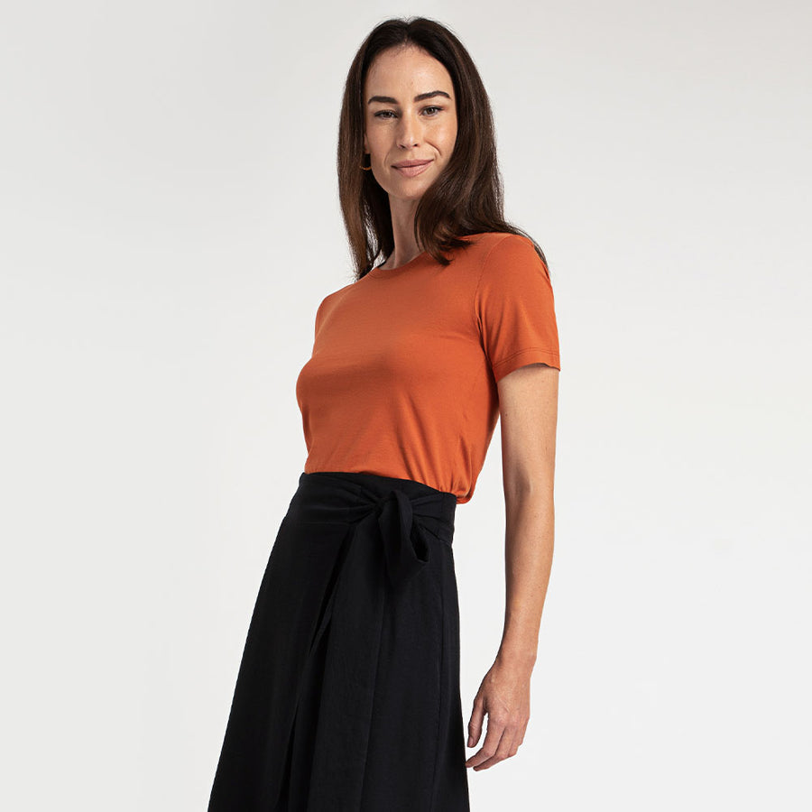 Camiseta Pima Feminina | Life Collection - Terracota