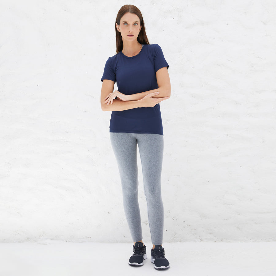 Tech T-Shirt Modal Premium Feminina | Basico.com - Azul Marinho